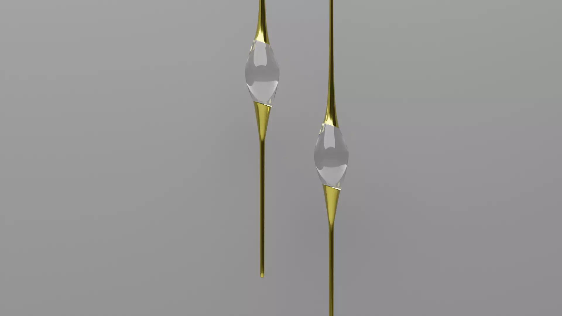 Icicle led lamp 3D model_0
