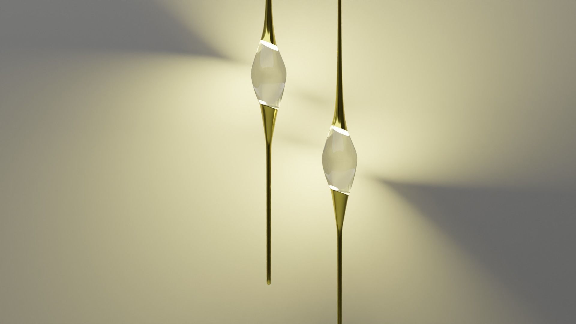 Icicle led lamp 3D model_3
