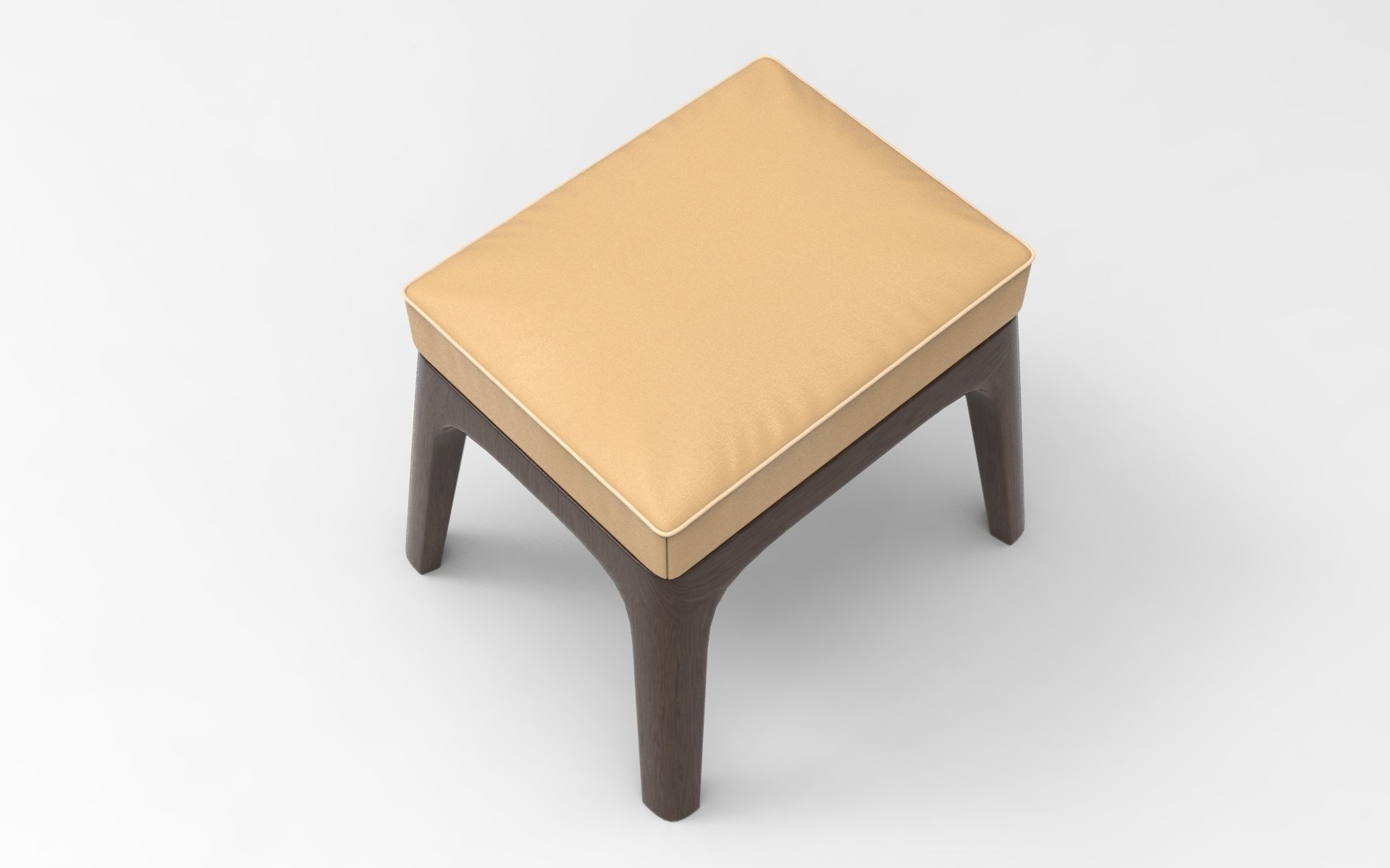 Kapi Stool Low-poly 3D model_1