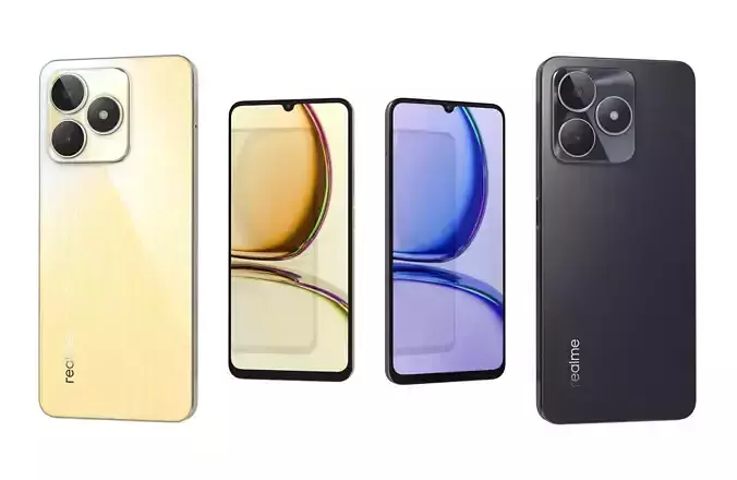 Realme C53 Black And Yellow