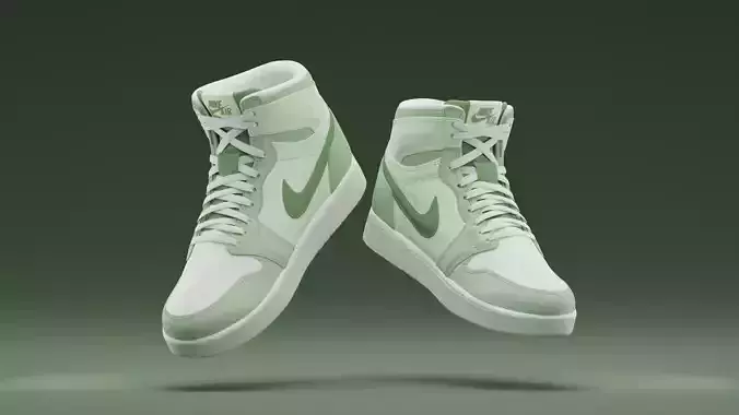 Air Jordan Nike shoes - 10 Low-poly 3D model
