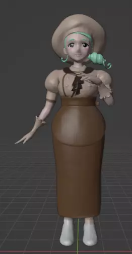 Katy gym leader  3D print model_0