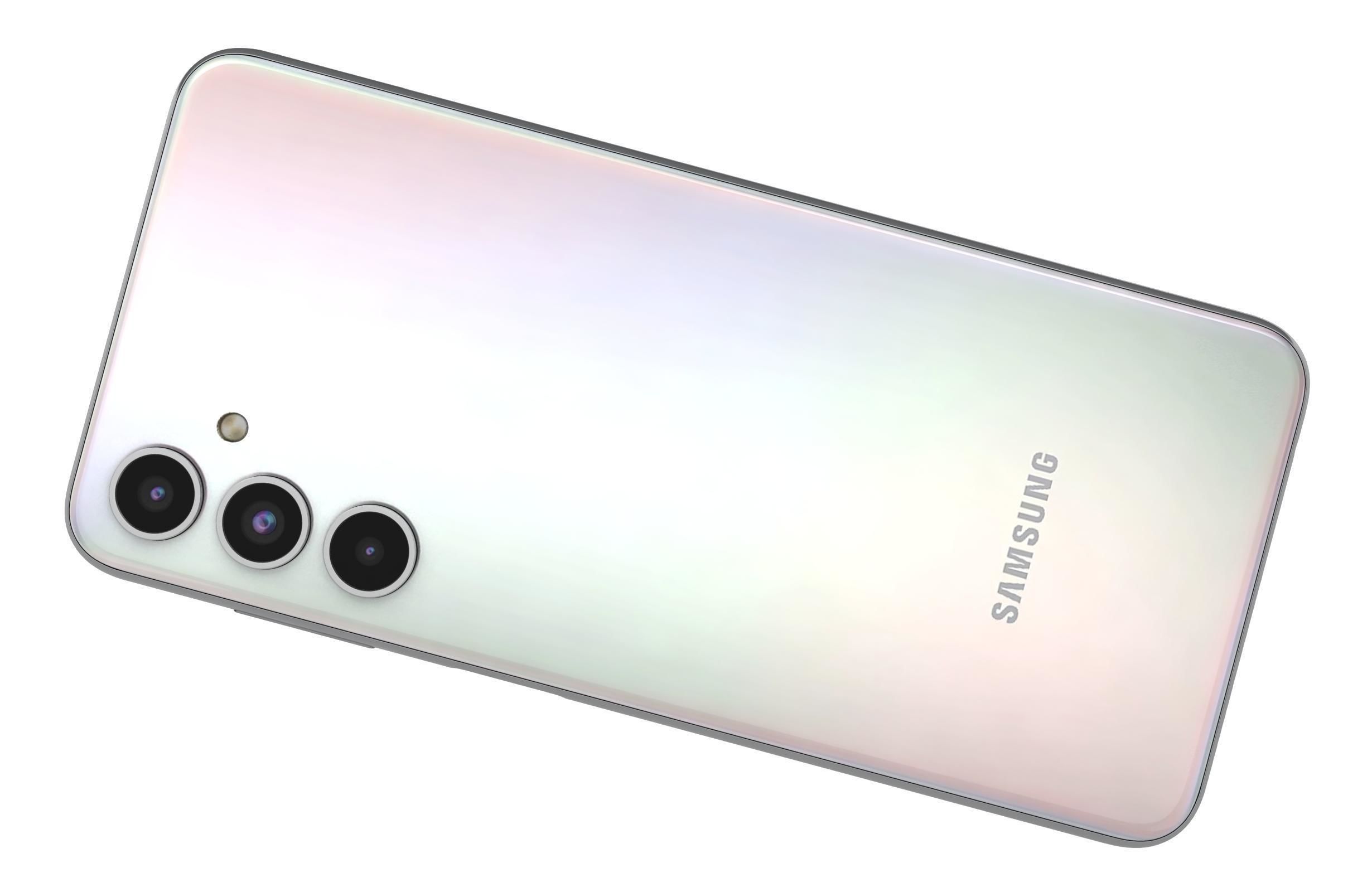 Samsung Galaxy F54 Blue And White Low-poly 3D model_24