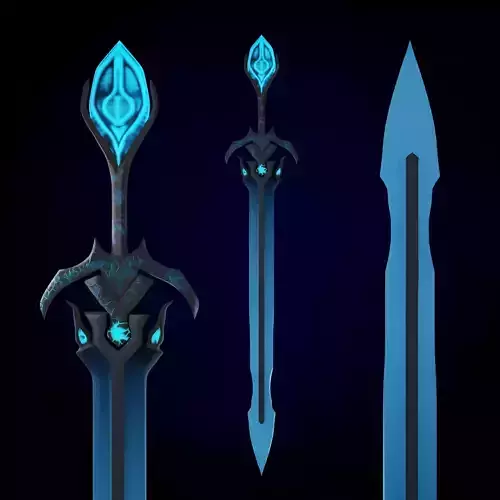 Fantasy Stylized Sword 