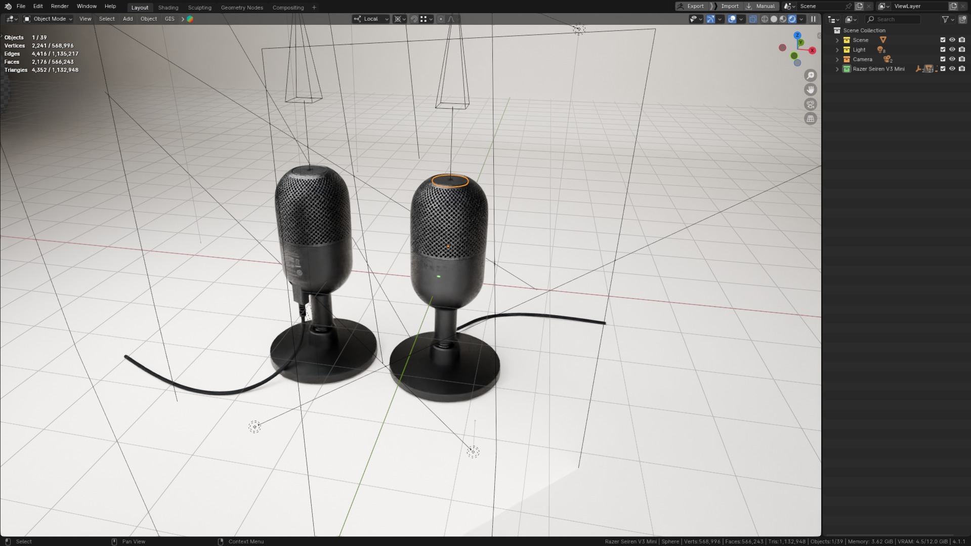 Razer Seiren V3 Mini 3D model_5