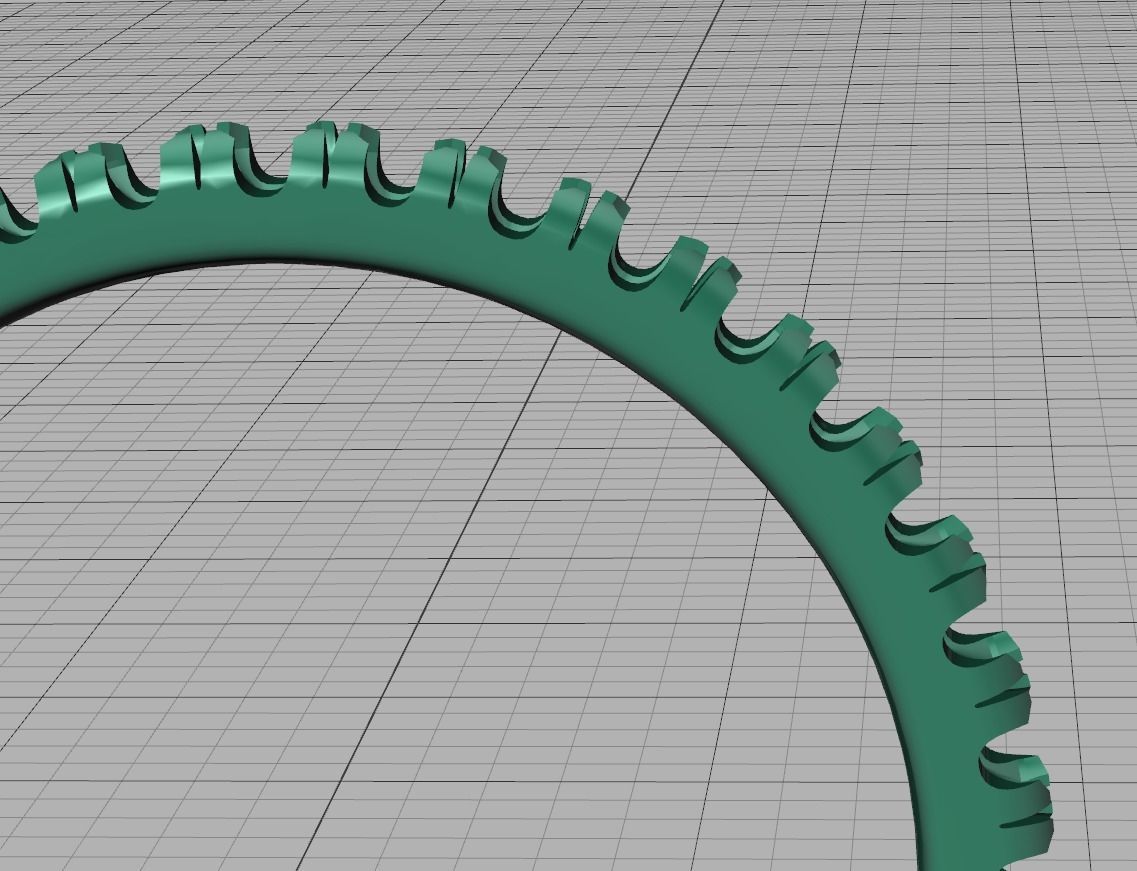 French Pave Half Eternity Diamond Stackable Band ring 19 stones 3D print model_6