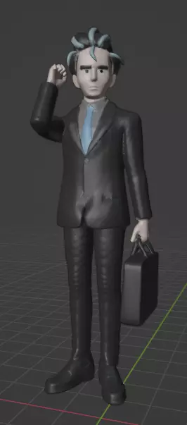 Larry gym leader 3D print model_0