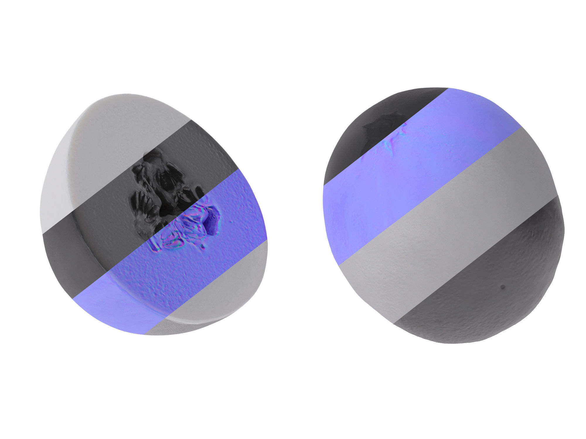 Honeydew Melon Low-poly 3D model_15