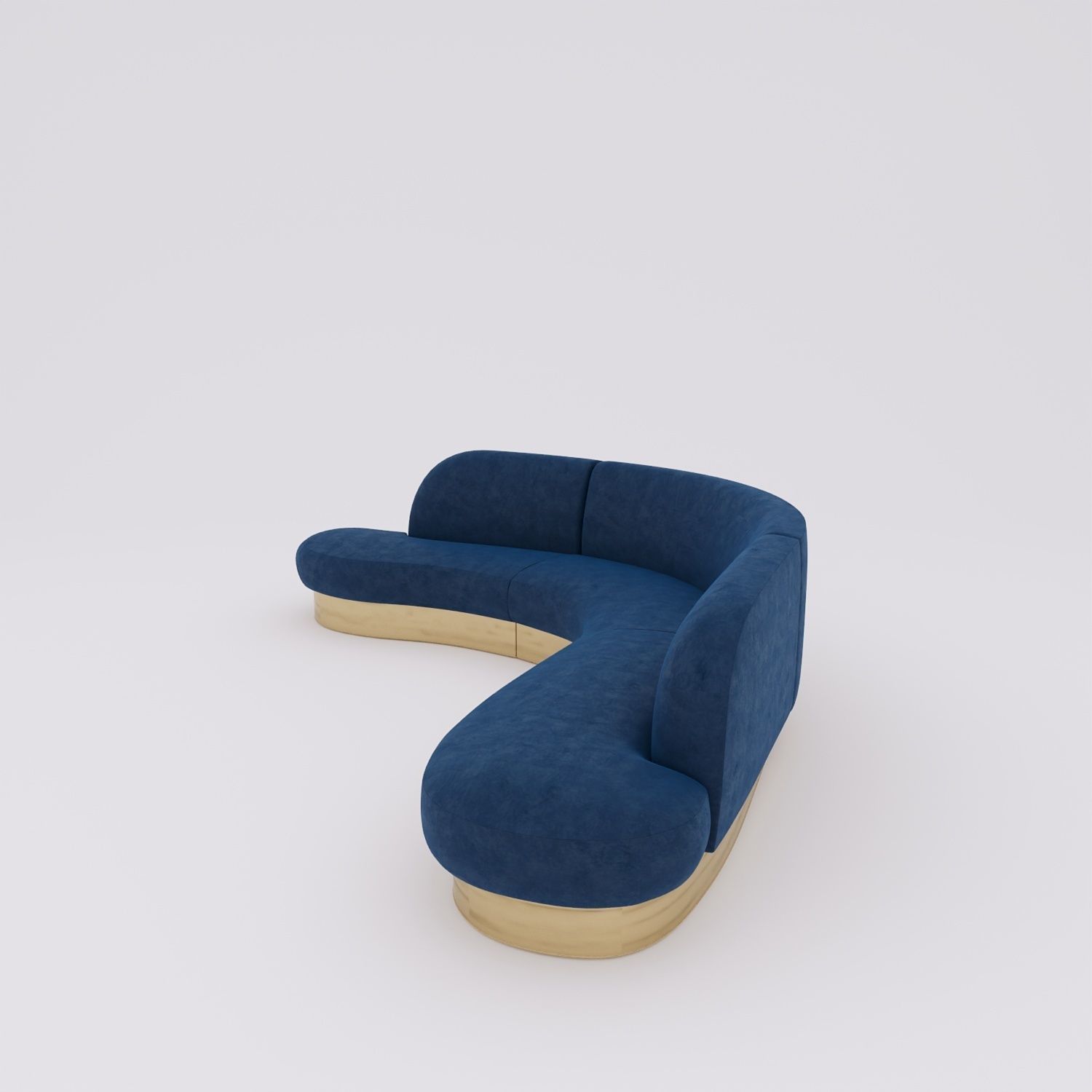 sofa lobby 3D model_4