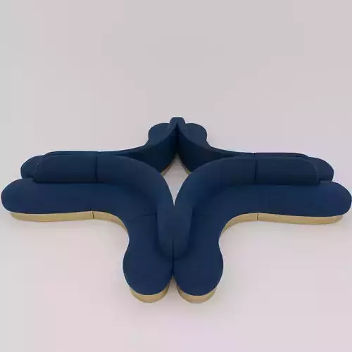 sofa lobby 3D model