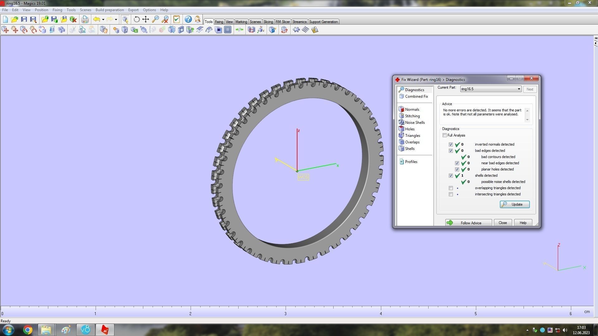 Ring 16 5mm 3D print model_4