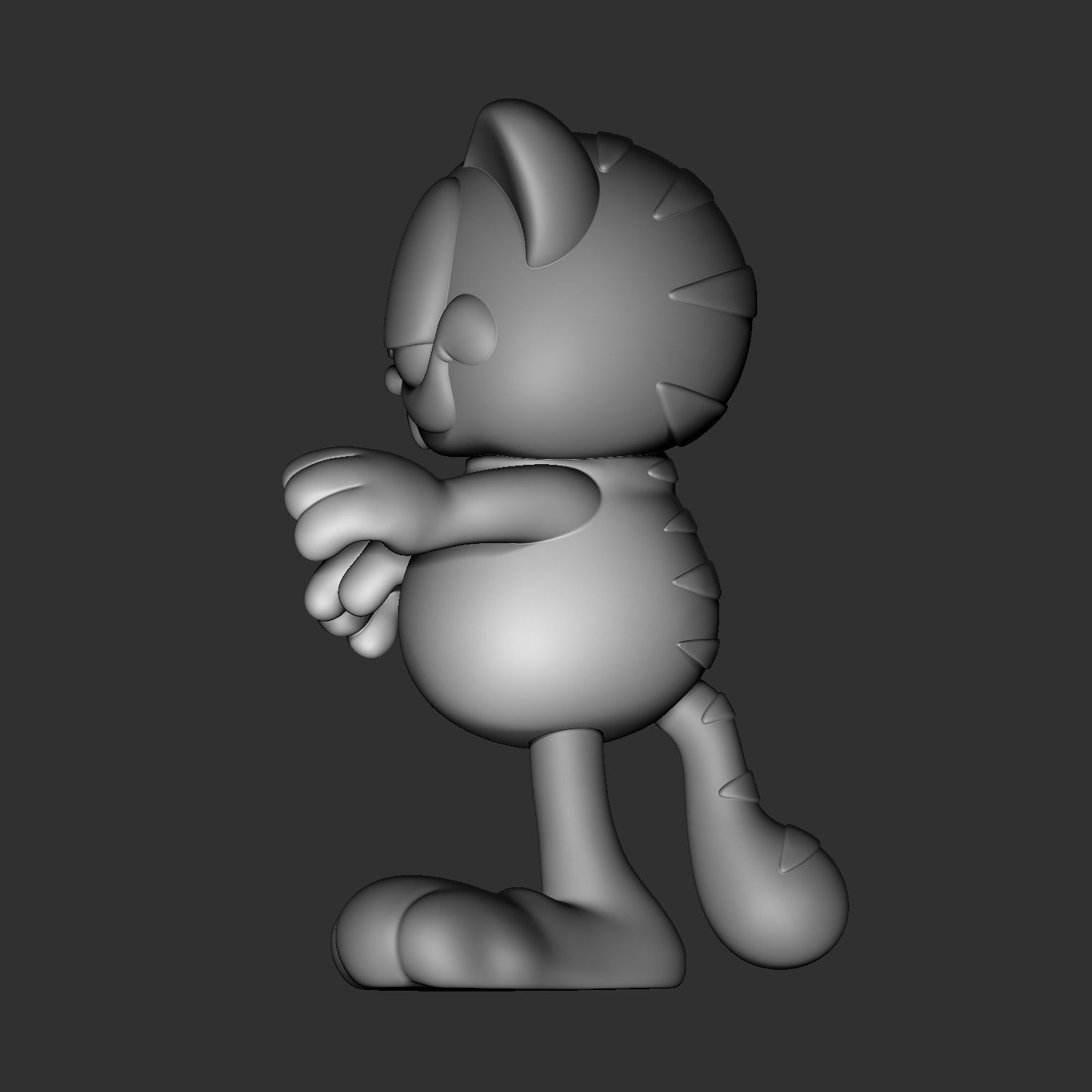 Garfield 3D Print Model 3D print model_7