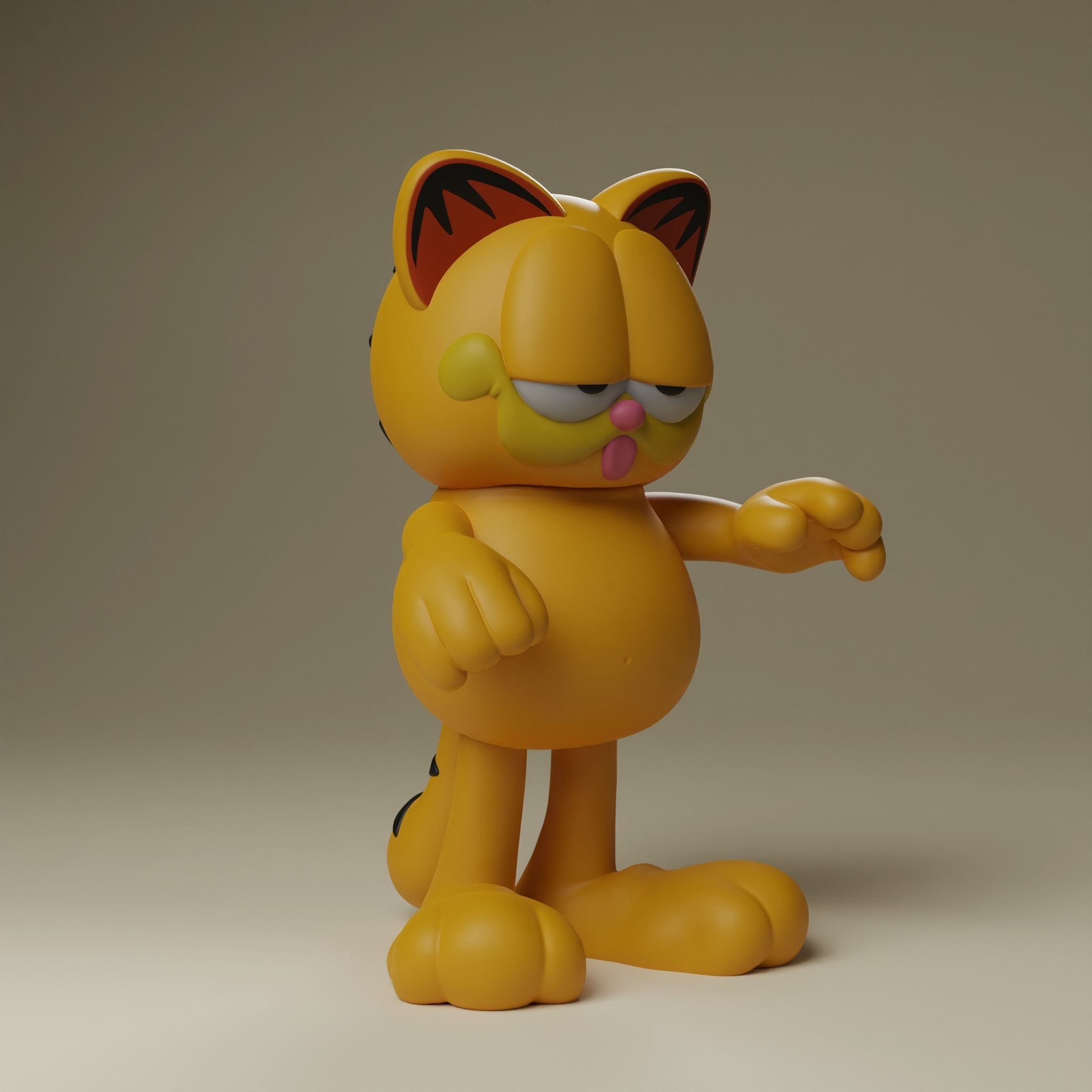 Garfield 3D Print Model 3D print model_1