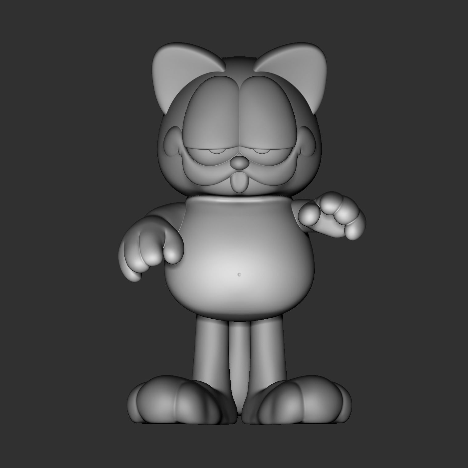 Garfield 3D Print Model 3D print model_4