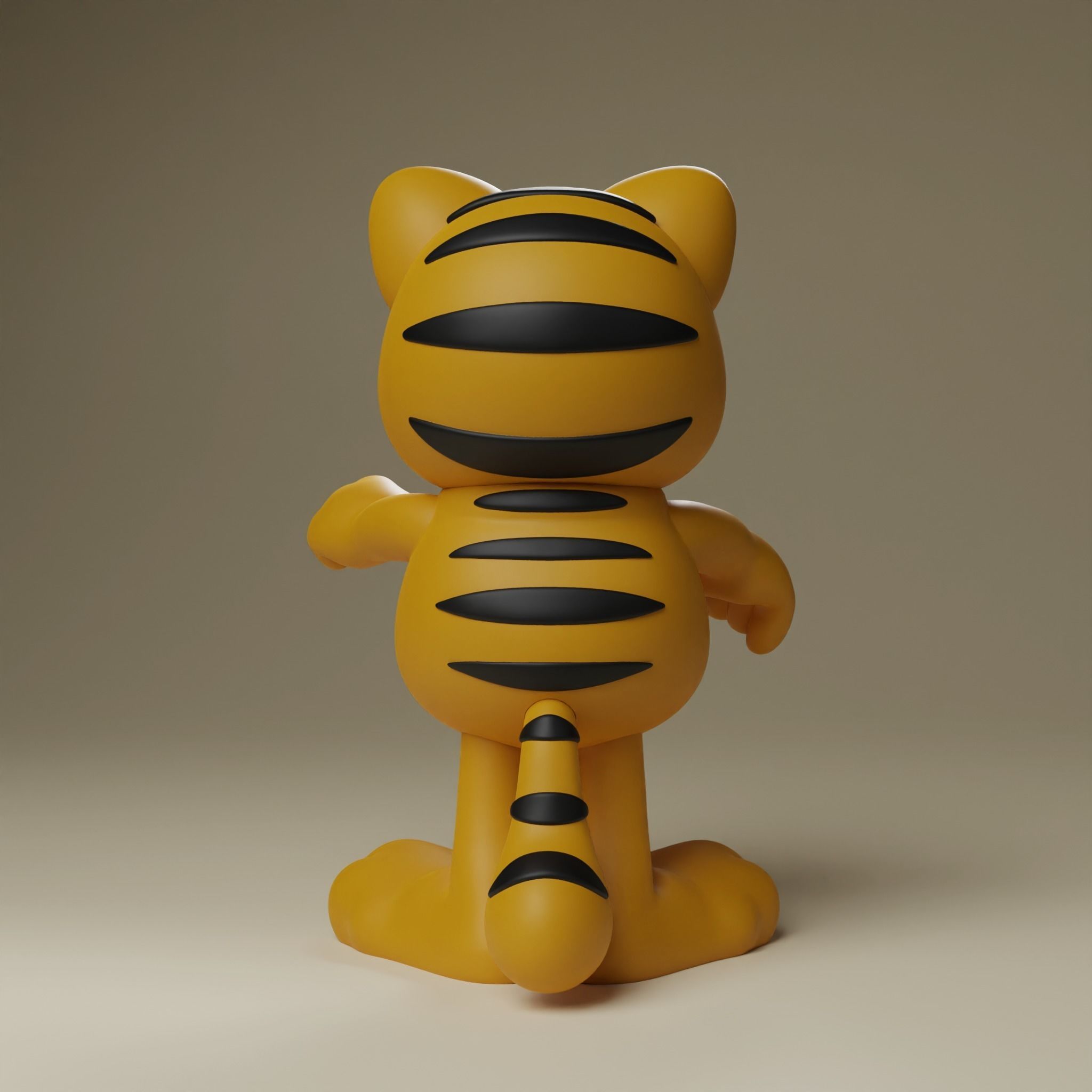 Garfield 3D Print Model 3D print model_3