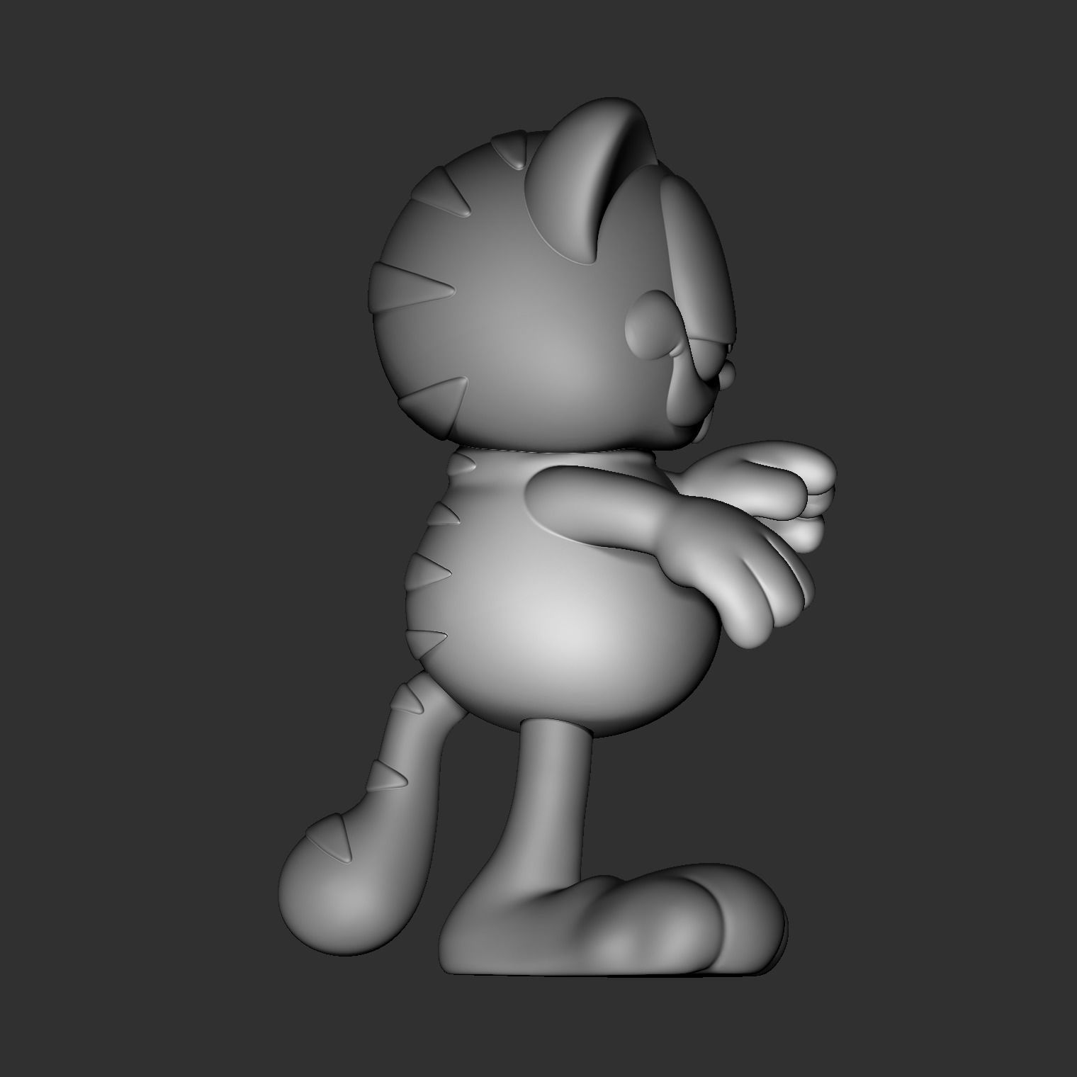 Garfield 3D Print Model 3D print model_6