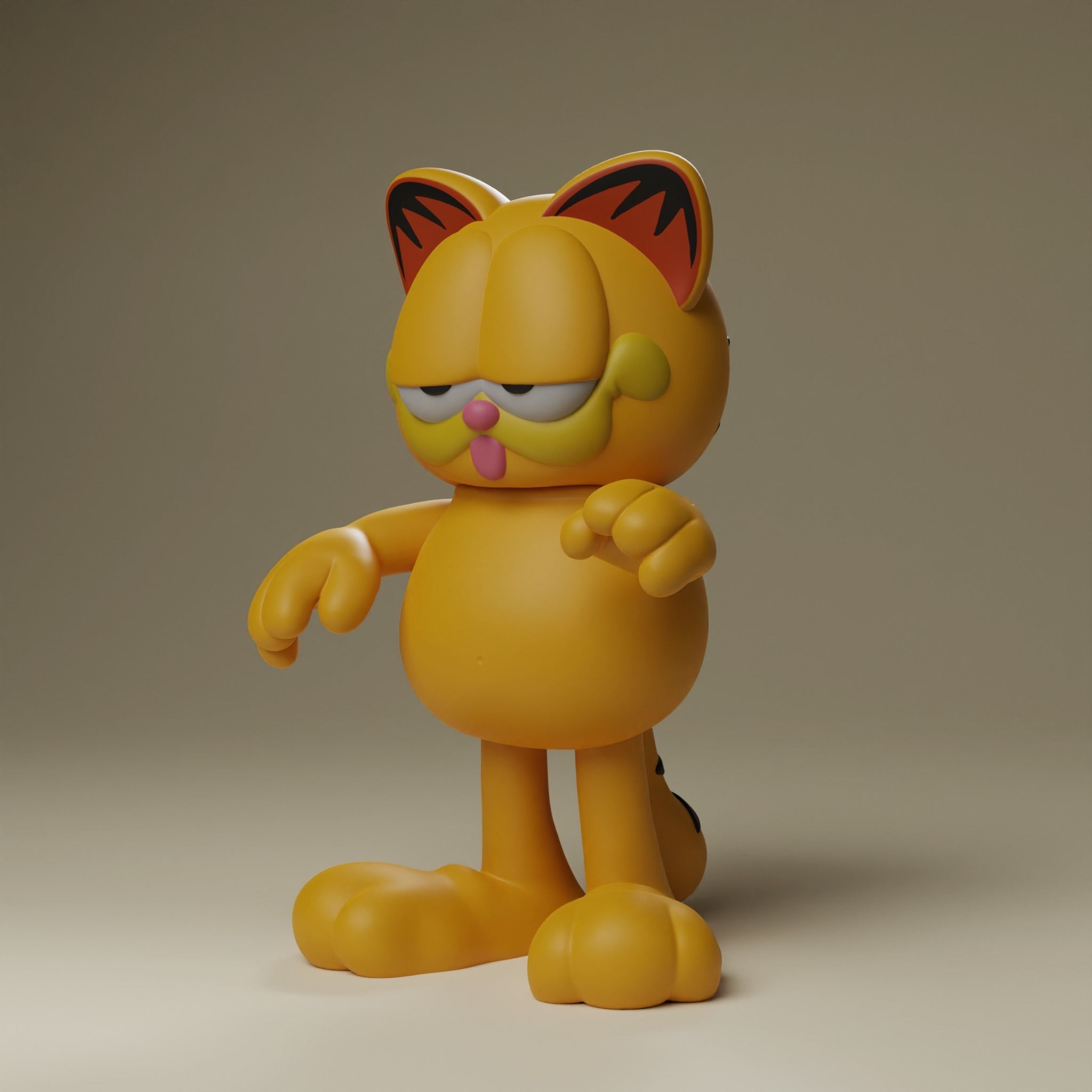 Garfield 3D Print Model 3D print model_2