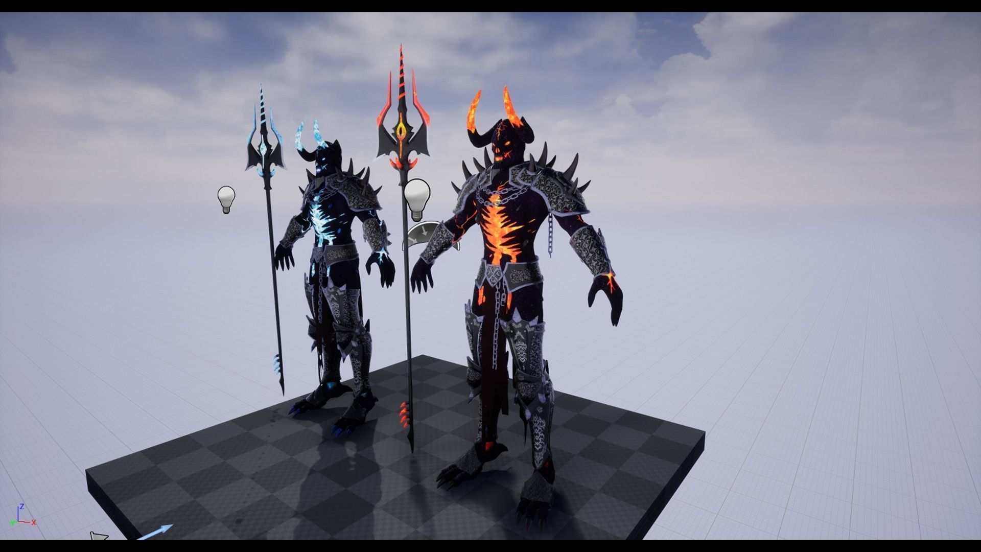 Obsidian Demon Low-poly 3D model_4
