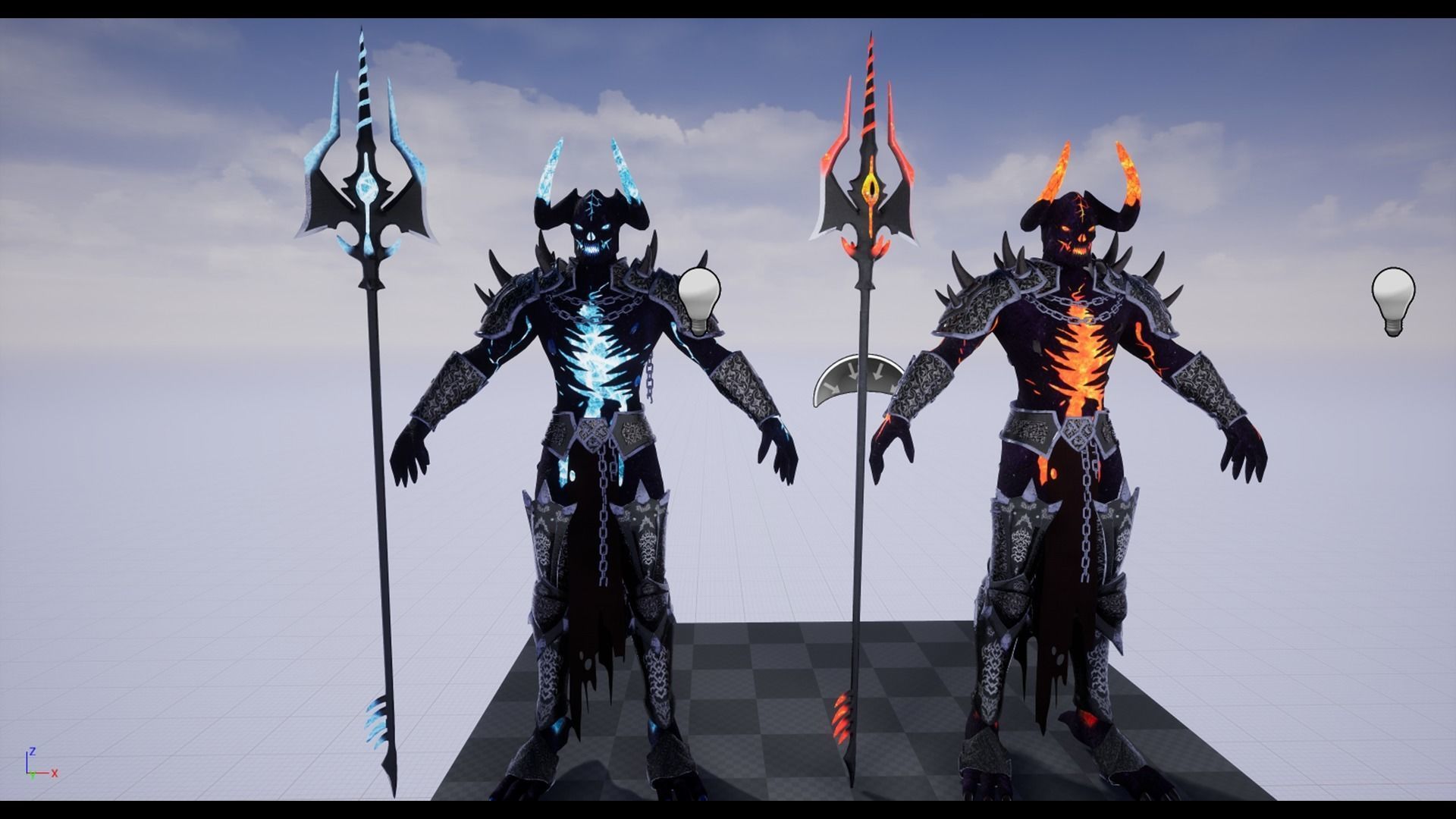 Obsidian Demon Low-poly 3D model_2