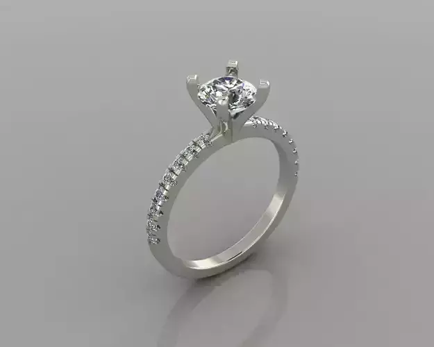 124 Solitaire Ring for woman