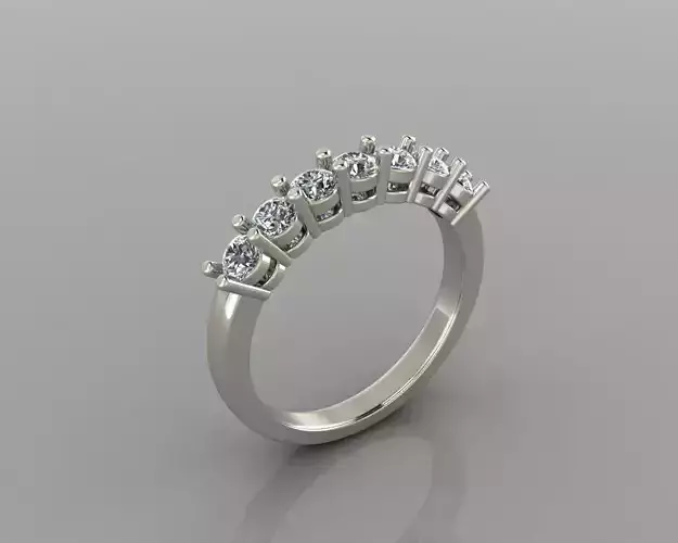 121 Engagement Ring 3d print model