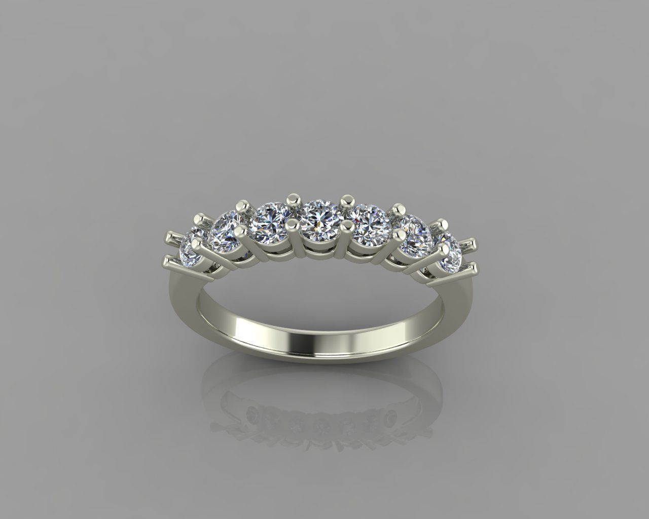 121 Engagement Ring 3d print model 3D print model_1