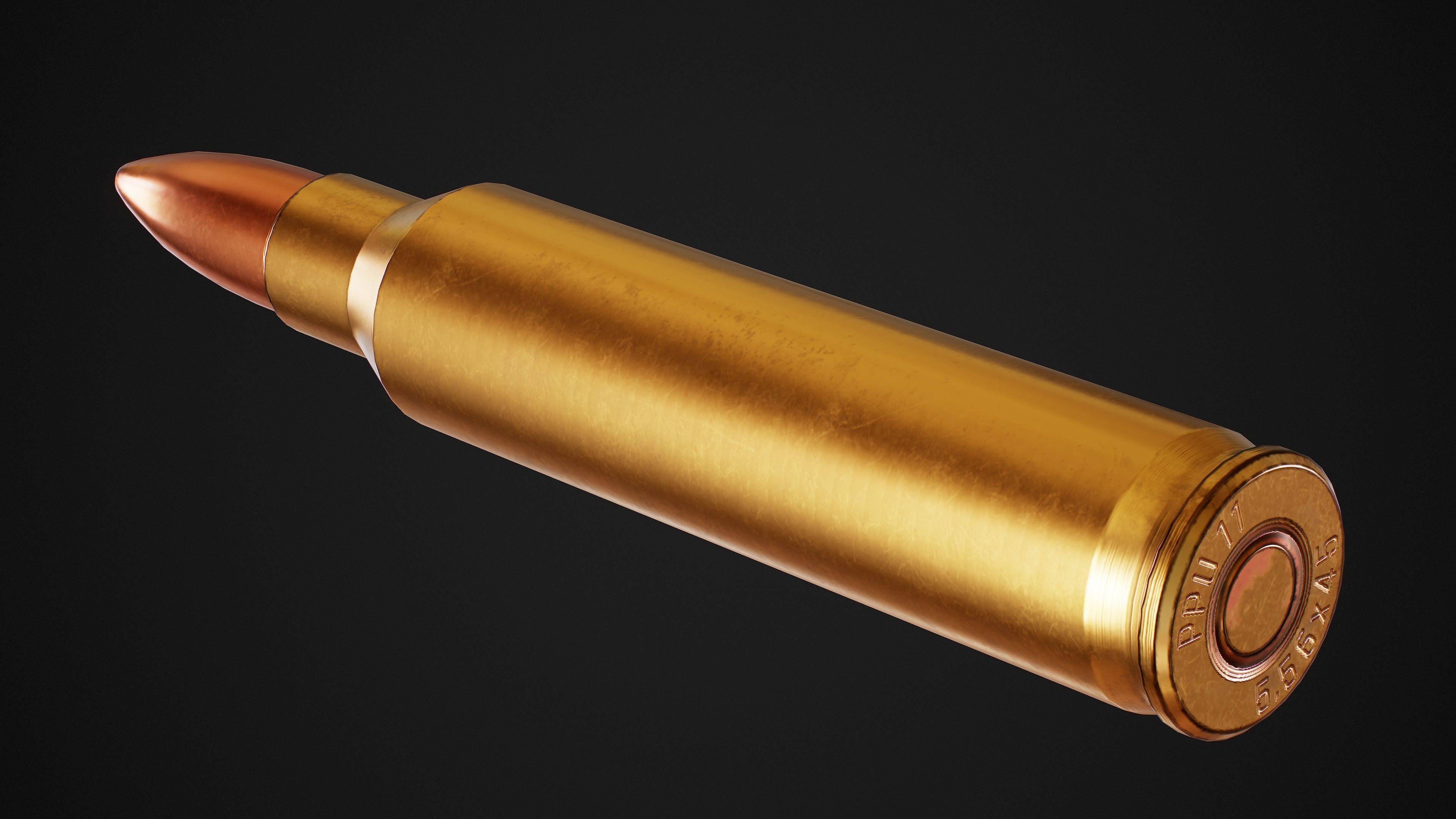 Magpul Pmag Magazine For AR-M4  Low-poly 3D model_11