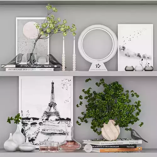 Decorative set 4 3D model