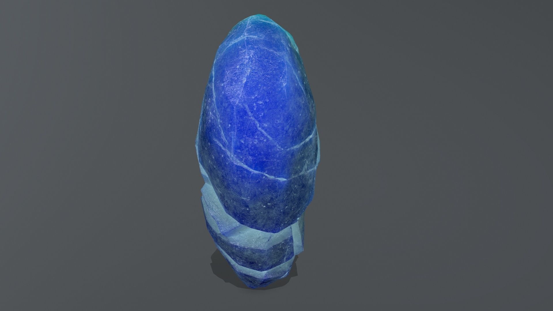 Broken Heart Low-poly 3D model_7