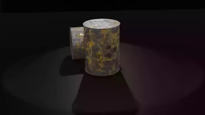 Radioactive Waste barrel