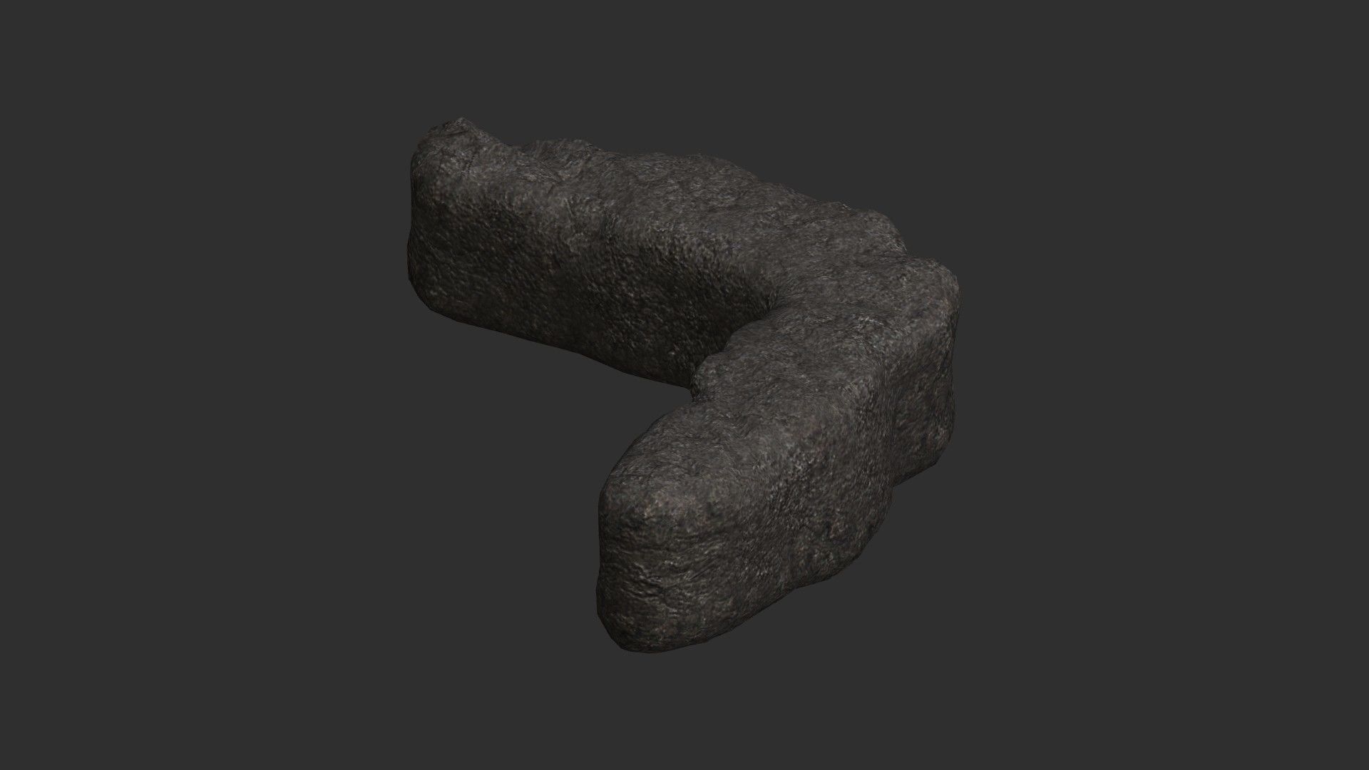 Cave Walls 4 - Base Free low-poly 3D model_11