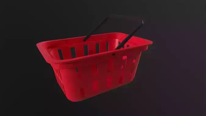 Shopping Basket 3D Model