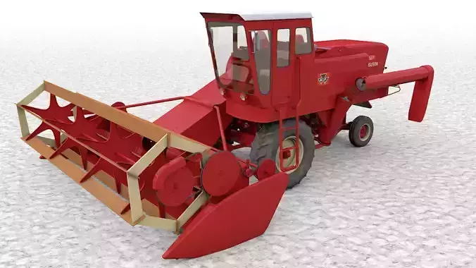 Massey Ferguson Super 92 Combine 1960 3D model