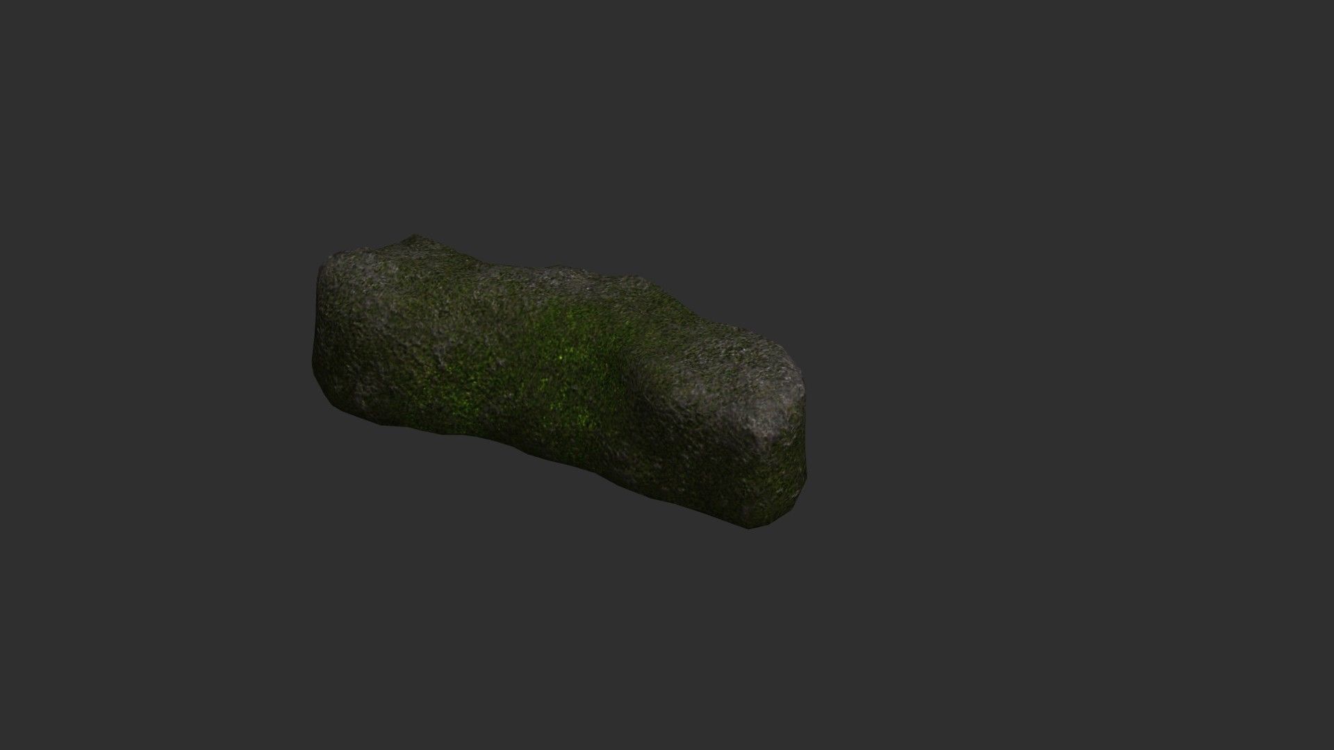 Cave Walls 4 - Moss 1 Low-poly 3D model_11