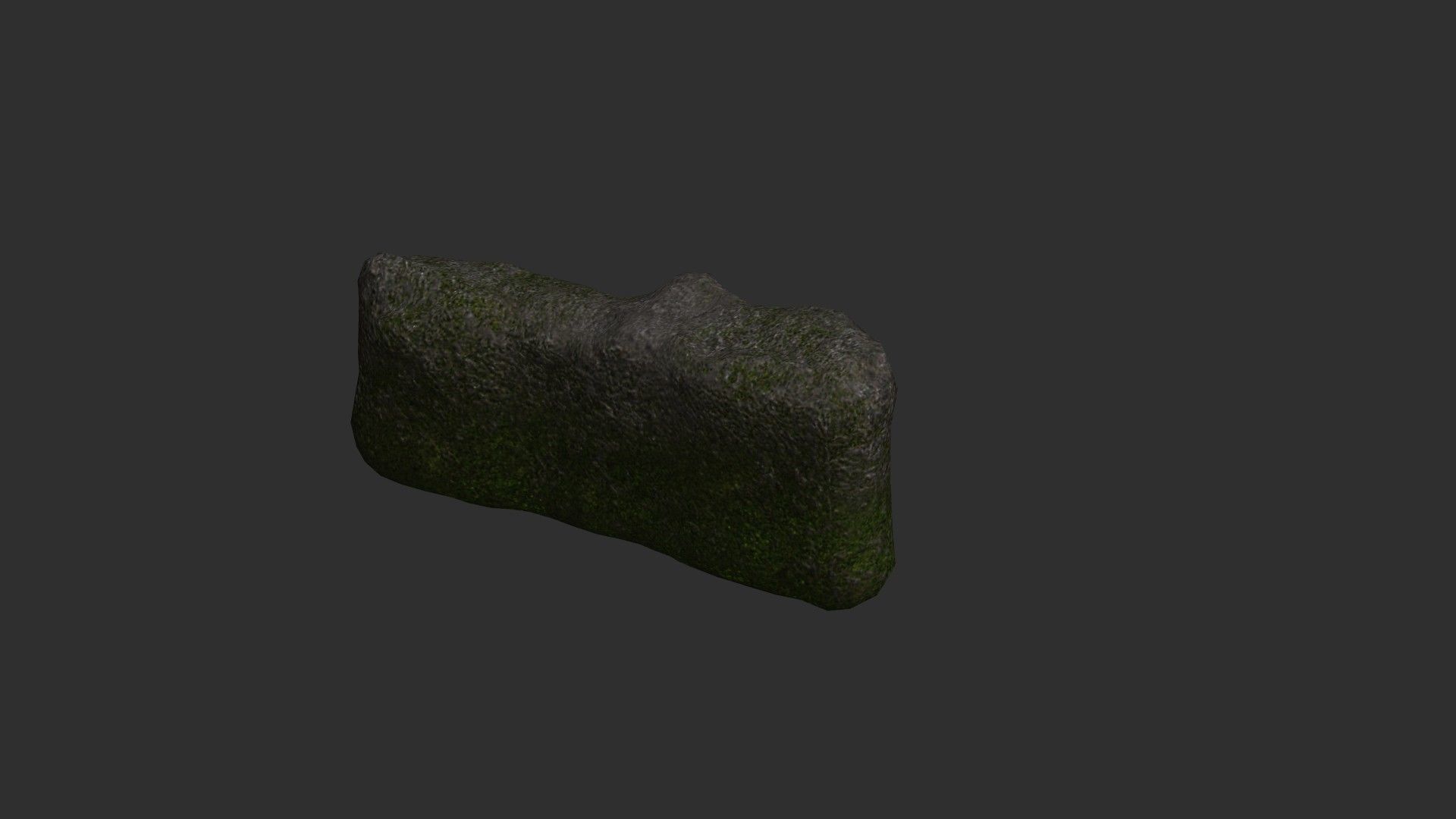 Cave Walls 4 - Moss 1 Low-poly 3D model_12