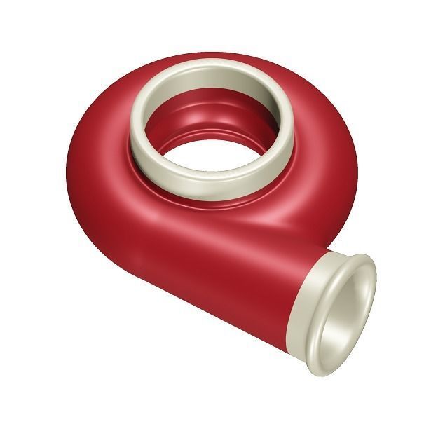 Kids Compressor Housing Toy 3D model_2