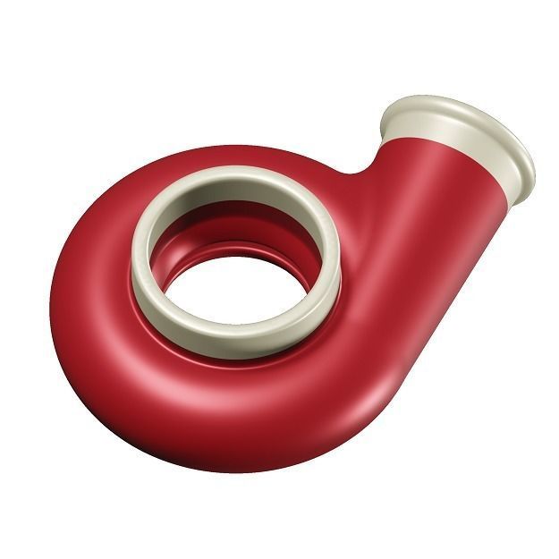 Kids Compressor Housing Toy 3D model_3