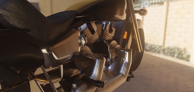 Honda Shadow 750 3D model