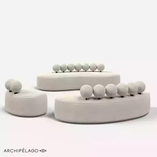 Sofa set AGO by Archipelago 3D model Sofa set AGO by Archipelago 3D model