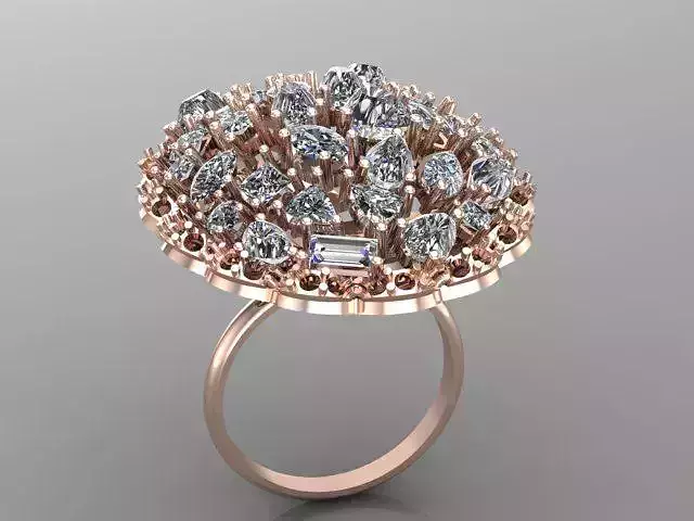 Wedding Engagement Women Ring 3D print model