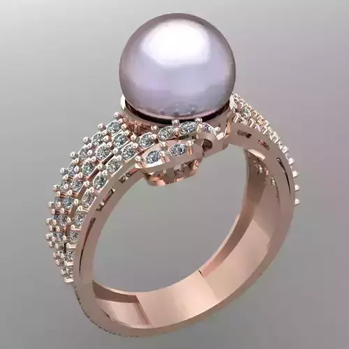 Wedding Engagement Women Ring 3D print model