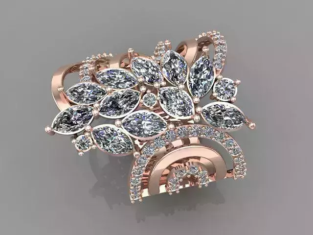 Wedding Engagement Women Ring 3D print model