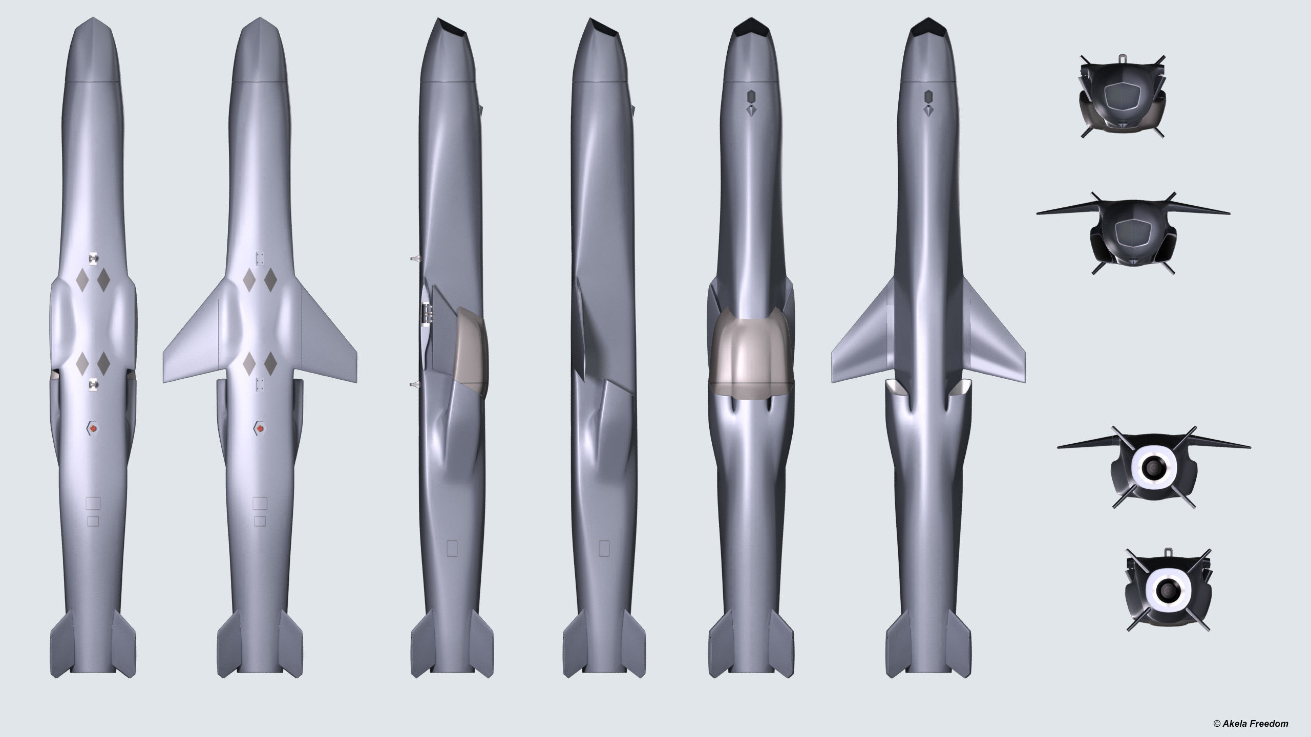 Joint Strike Missile 3D model_12