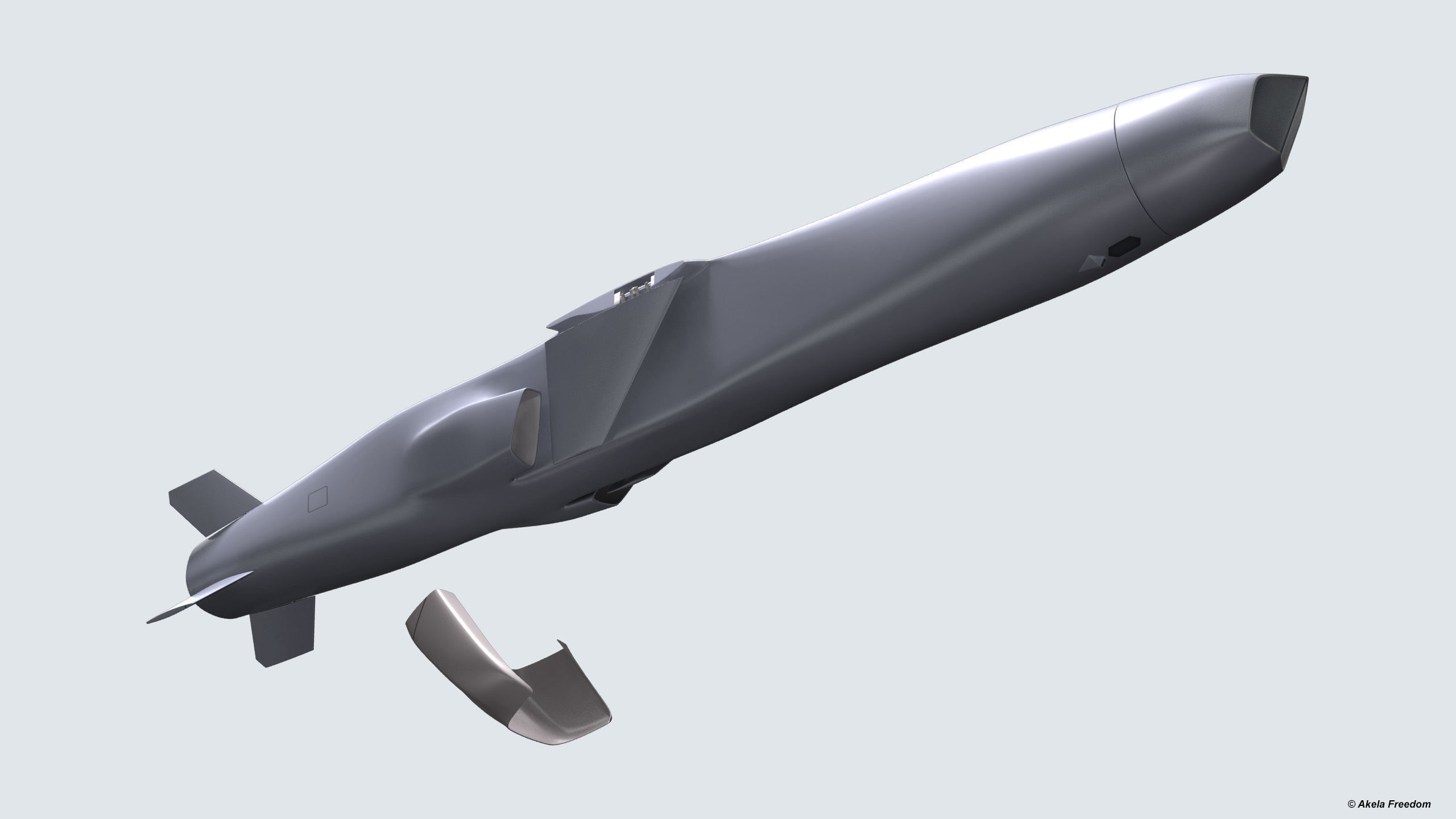 Joint Strike Missile 3D model_7
