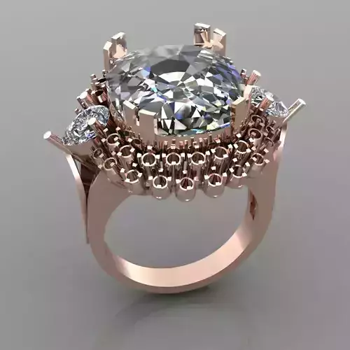 Wedding Engagement Women Ring 3D print model