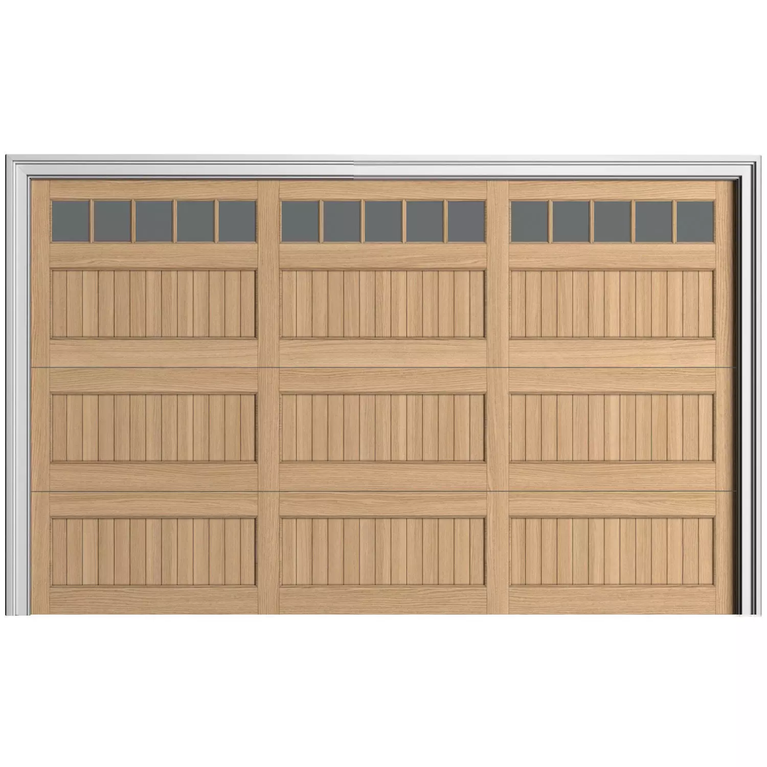 Automatic Classic Modern Garage Doors 3D model_0