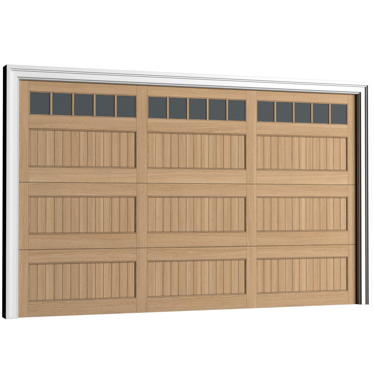 Automatic Classic Modern Garage Doors 3D model_1