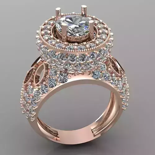 Wedding Engagement Women Ring 3D print model