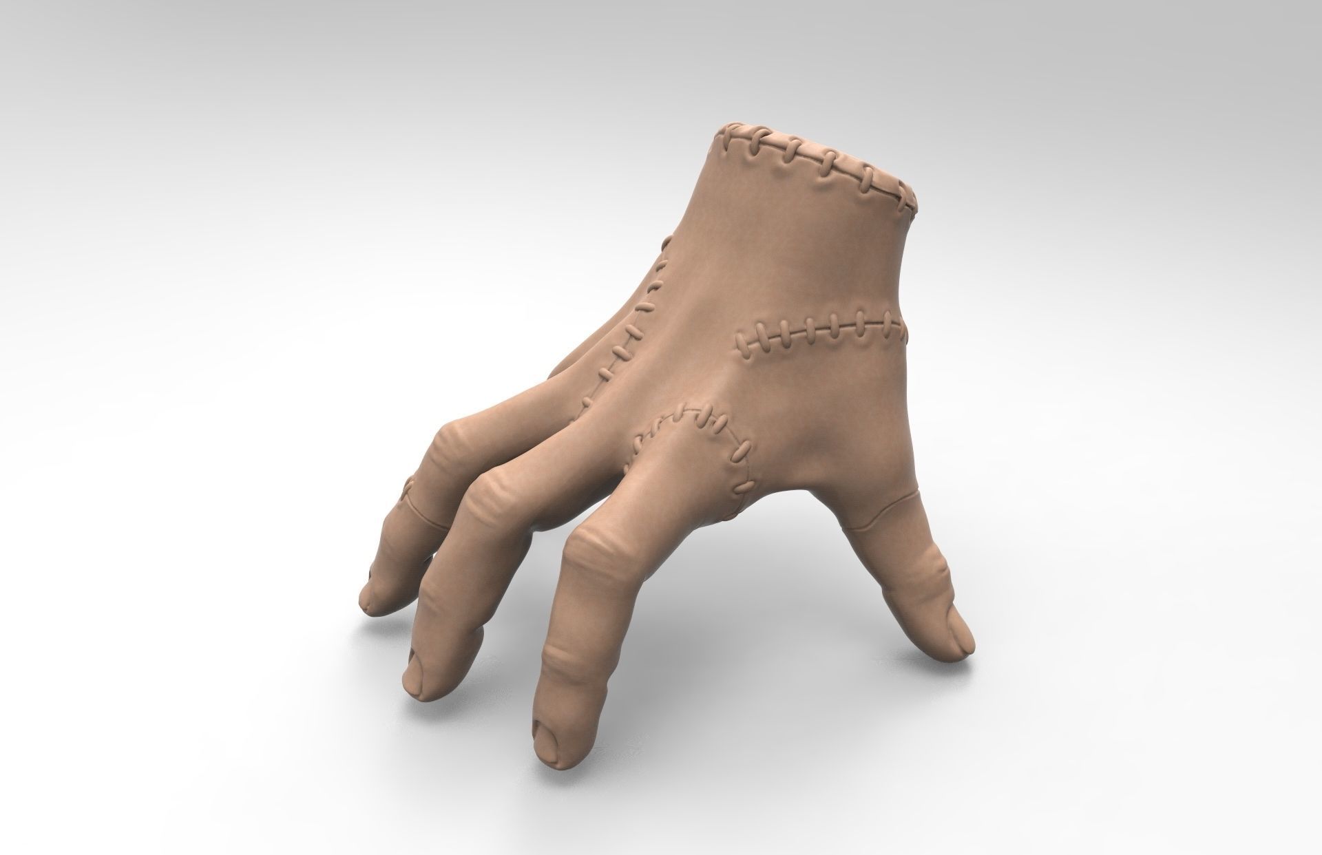 Addams Hand 3D print model_1