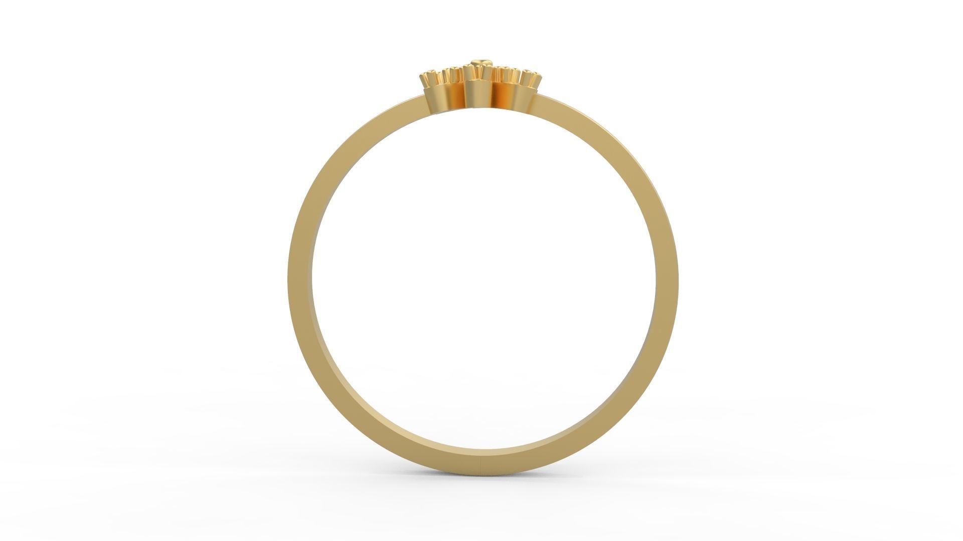 Minimalist Ring 624 3D print model_2